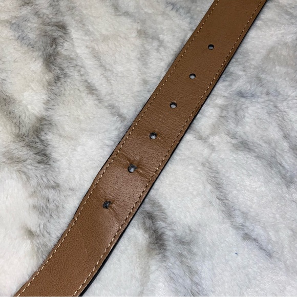 Calvin Klein Jeans Studded Black Synthetic Leather Belt - Picture 6 of 7